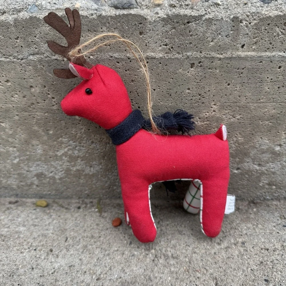 Target Fabric Deer Ornament 2019 Retired‎ Wondershop